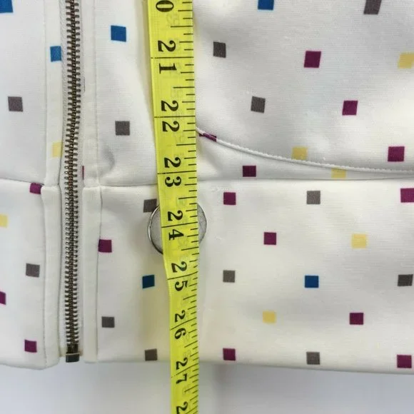 BURTON Women's White Coat Jacket LARGE Mock Neck Full Zip Long Sleeve Dry Ride - Picture 6 of 13